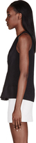 Thumbnail for your product : 3.1 Phillip Lim Black Gathered Front Tank Top