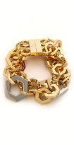 Thumbnail for your product : Tory Burch Hexagon Metal Bracelet