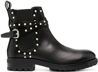 love moschino chelsea boots