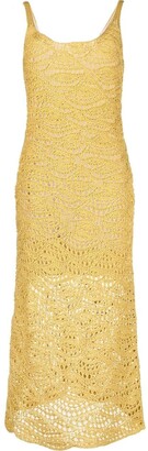 Fabiana Filippi Open-Knit Cotton Dress
