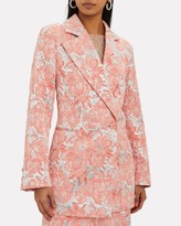 Thumbnail for your product : Hofmann Copenhagen Daria Double-Breasted Brocade Blazer