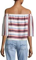Thumbnail for your product : Lucca Couture Striped Off-The-Shoulder Top