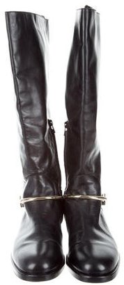 Bruno Magli Leather Riding Boots