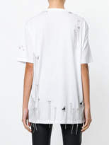 Thumbnail for your product : Amen chain distressed boyfriend T-shirt