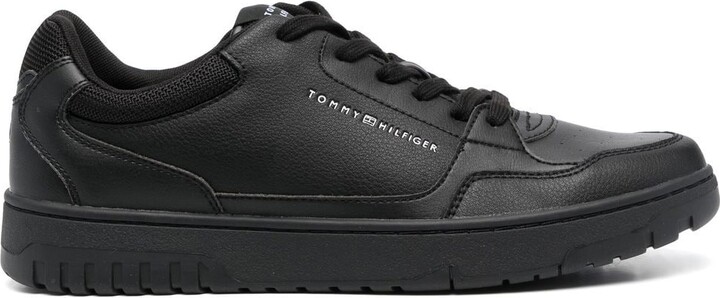 Tommy Jeans Runner Trainer With Shark Tooth Sole In Black pour hommes