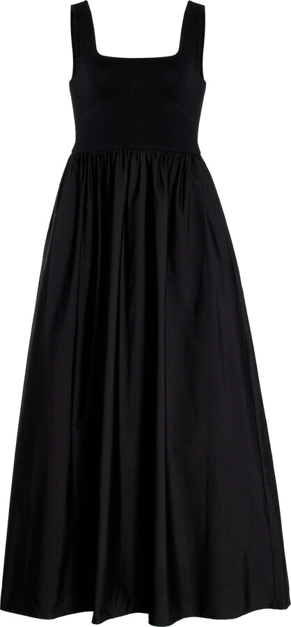 Matteau Knit and Cotton Maxi Dress