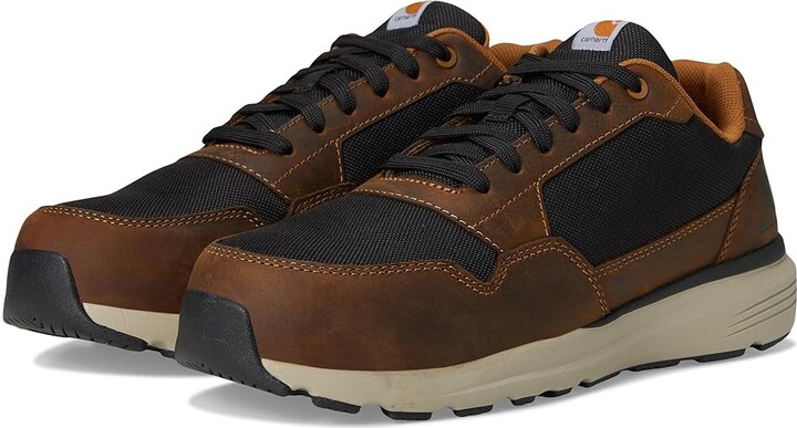 Carhartt Greenfield SD Nano Toe Work Sneakers Men's Work Boots Brown/Black : 12 D - Medium Leather