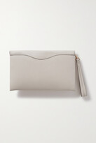 Thumbnail for your product : Anya Hindmarch Air Mail Leather Pouch - Off-white
