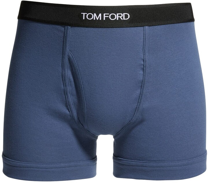 Tom Ford Logo-Trim Boxer Briefs - ShopStyle