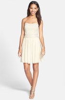 Thumbnail for your product : Nicole Miller Strapless Beaded Cocktail Minidress
