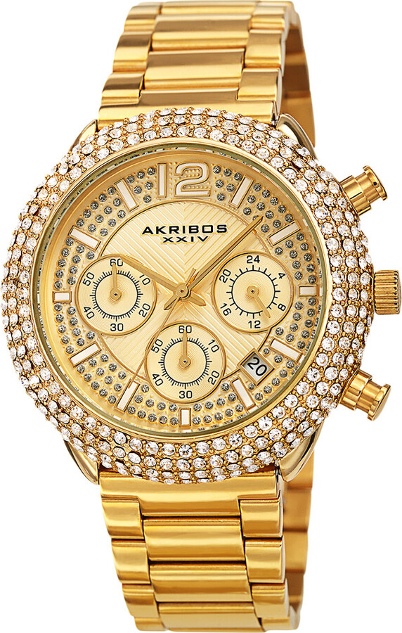 Akribos XXIV Men's Stainless Steel Watch