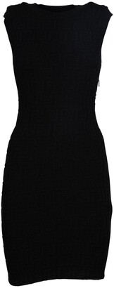 Fendi Monogram Jacquard Sleeveless Dress