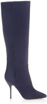 Thumbnail for your product : Jimmy Choo Drape  Suede Pull On Knee High Boots