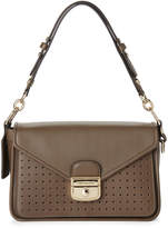 Thumbnail for your product : Longchamp Mademoiselle Perforated Leather Crossbody