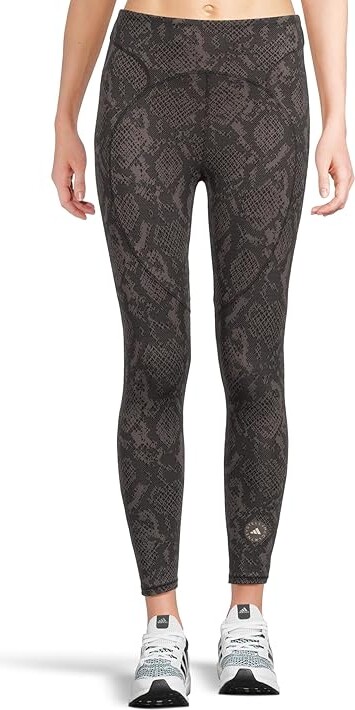 adidas by Stella McCartney Training 7/8 Leggings Printed JM8457 Women's Workout Charcoal Black : SM, Elastane/Polyester