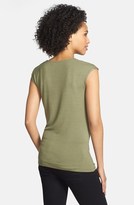 Thumbnail for your product : Chaus Embellished Drape Neck Top