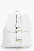 Thumbnail for your product : boohoo Mia Metal Detail Structured Rucksack