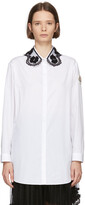 Thumbnail for your product : MONCLER GENIUS 4 Moncler Simone Rocha White Embroidered Collar Shirt