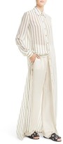Thumbnail for your product : Lanvin Women's Stripe Silk Georgette Maxi Dress