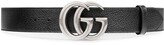 Thumbnail for your product : Gucci Leather belt with double G buckle
