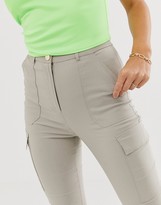 Thumbnail for your product : ASOS DESIGN skinny fit trousers with pocket detail