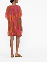 Thumbnail for your product : Gianluca Capannolo Claire floral-print minidress
