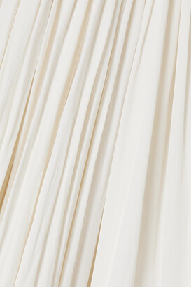 Lanvin Ruffled Chiffon Gown - Off-white