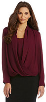 Thumbnail for your product : Vince Camuto Wrap Long-Sleeve Blouse