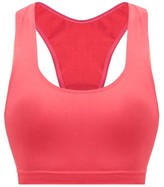 Thumbnail for your product : PRISM² Prism - Elated Racerback Medium-impact Sports Bra - Dark Pink