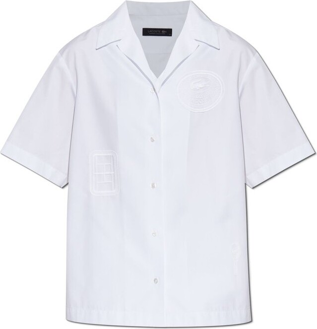 Lacoste Logo Embroidered Shirt