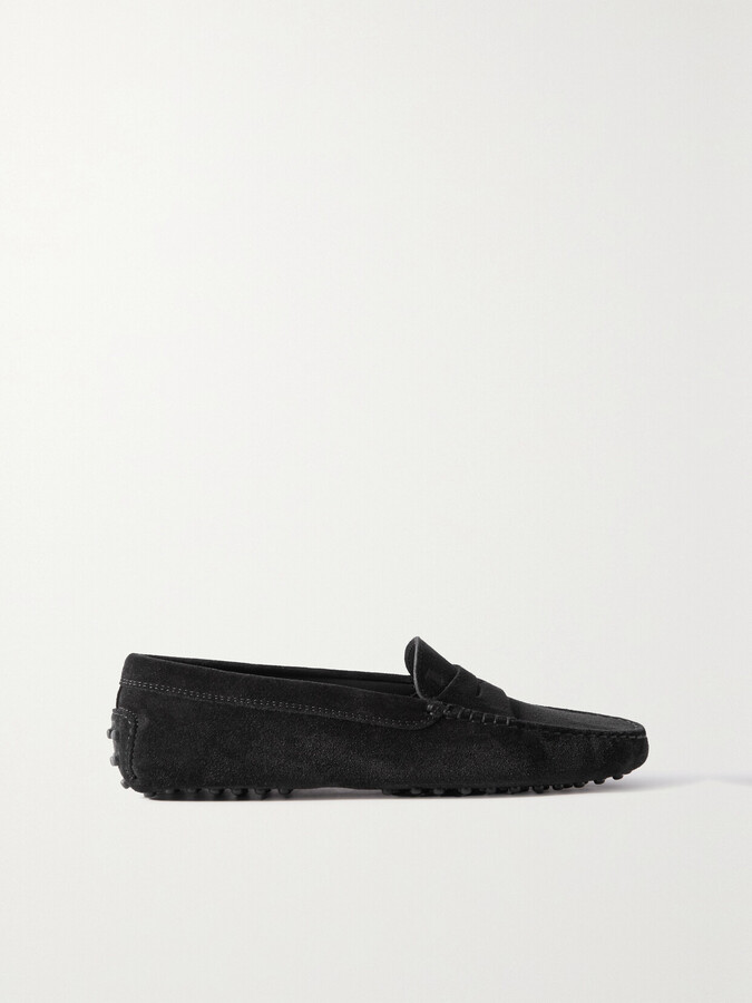Tod's Gommino Suede Loafers - Black