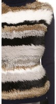 Thumbnail for your product : Opening Ceremony Striped Fur Turtleneck Sweater