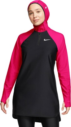 Nike Colorblocked Long-Sleeve Swim Tunic Women's Swimsuit - ShopStyle