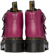 Thumbnail for your product : Dr. Martens Purple Devon Heart Platform Boots