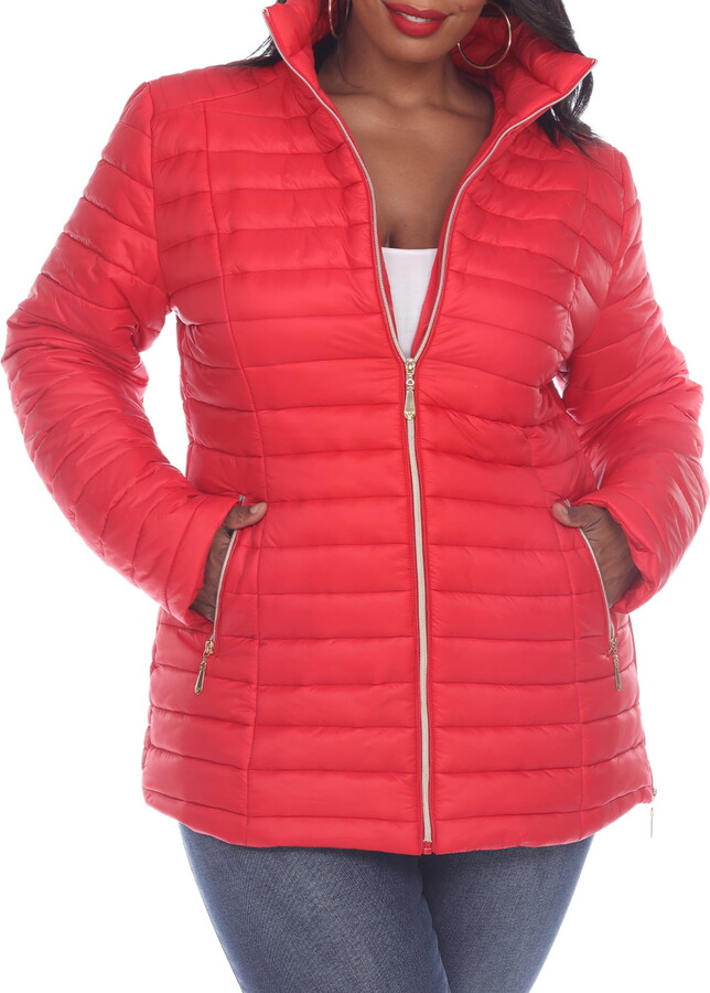 White Mark Fashion White Mark Women’s Plus Size Puffer Coat