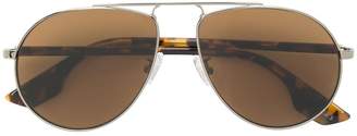 McQ Eyewear tortoiseshell aviator sunglasses