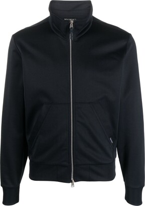 Tom Ford Zip-Up Leather Bomber Jacket