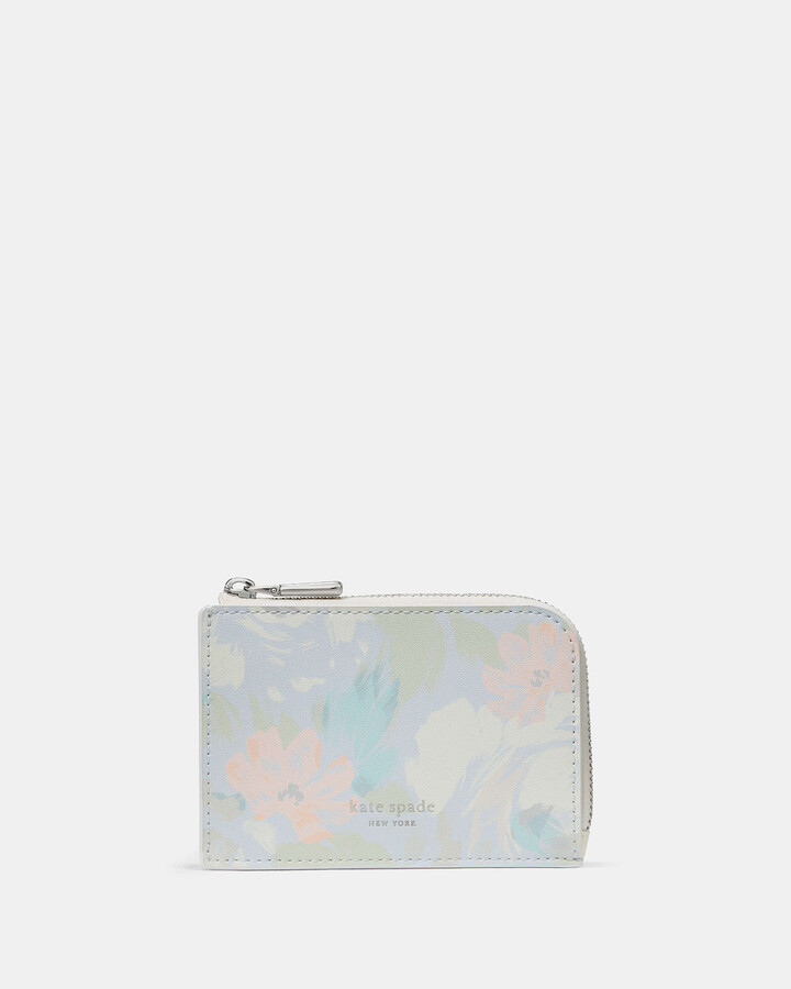 Kate Spade Hidden Garden Mini Zip Card Case