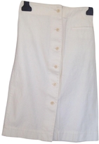 Thumbnail for your product : Ralph Lauren Blue Label White Cotton Skirt