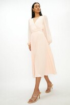 Thumbnail for your product : Belted Maxi Wrap Dress