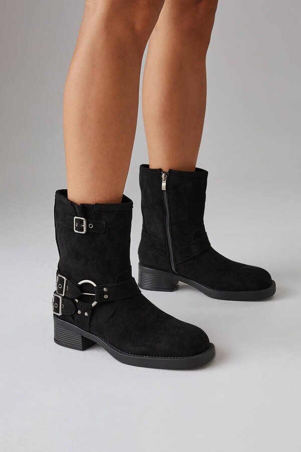 Suede Calf Boots ShopStyle UK