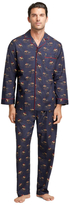 Thumbnail for your product : Brooks Brothers Broadcloth Paul Brown Pajamas