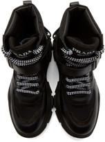 Thumbnail for your product : Prada Black Chunky Buckle Boots
