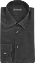 Thumbnail for your product : Forzieri Dramatic Black Pure Silk Dress Shirt