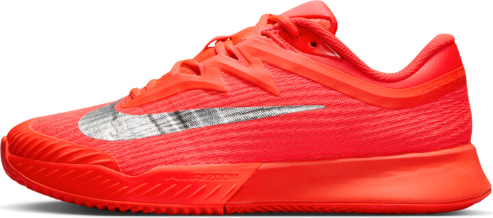 Nike Women's Vapor Pro 3 Premium Clay Court Tennis Shoes in Red | HQ6033-600