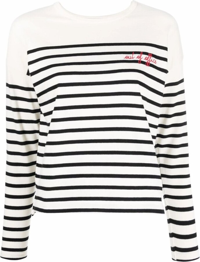 Maison Labiche Out Of Office Stripe T-Shirt