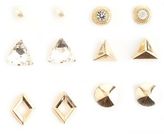 Thumbnail for your product : Charlotte Russe Rhinestone & Pearl Stud Earrings - 6 Pack