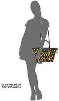 Thumbnail for your product : Longchamp Le Pliage Heritage Printed Calf Hair & Leather Satchel