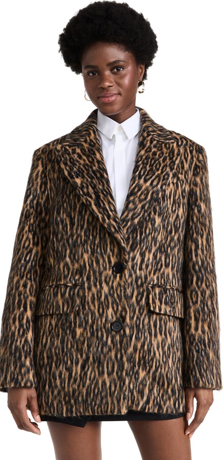 MSGM Printed Oversized Blazer