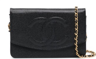 chanel small wallet zip around